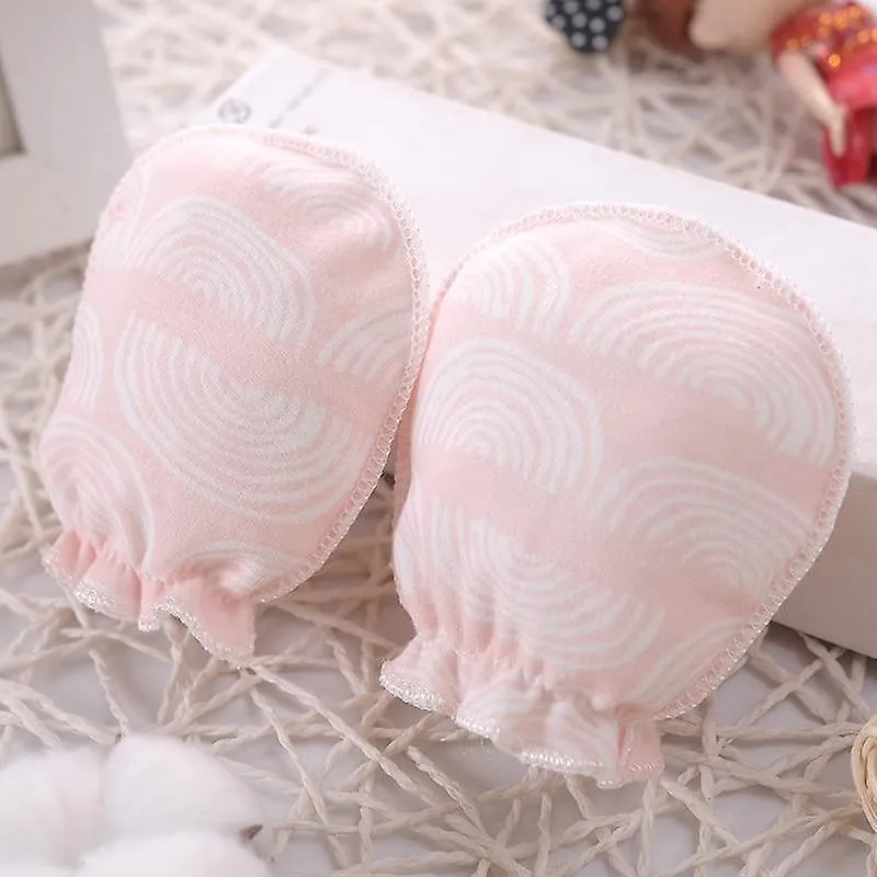 3PCs Gloves Mittens Baby Anti Scratching Gloves Newborn Cotton Protection Hand