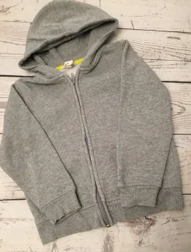 4-6 Years Zipped Hoodie Grey