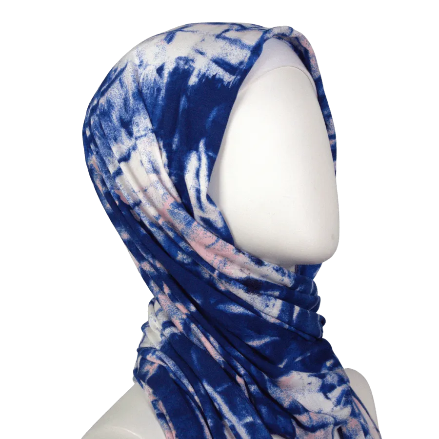 A Breath of Fresh Air Patterned Jersey Hijab - NEW PRINT