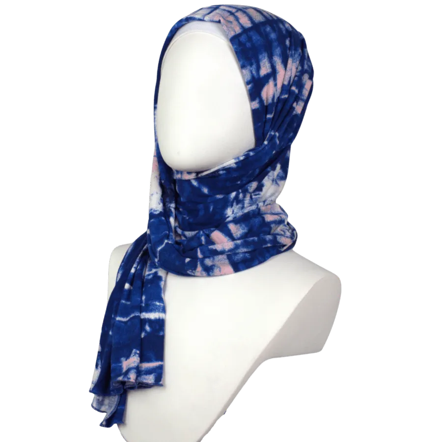 A Breath of Fresh Air Patterned Jersey Hijab - NEW PRINT