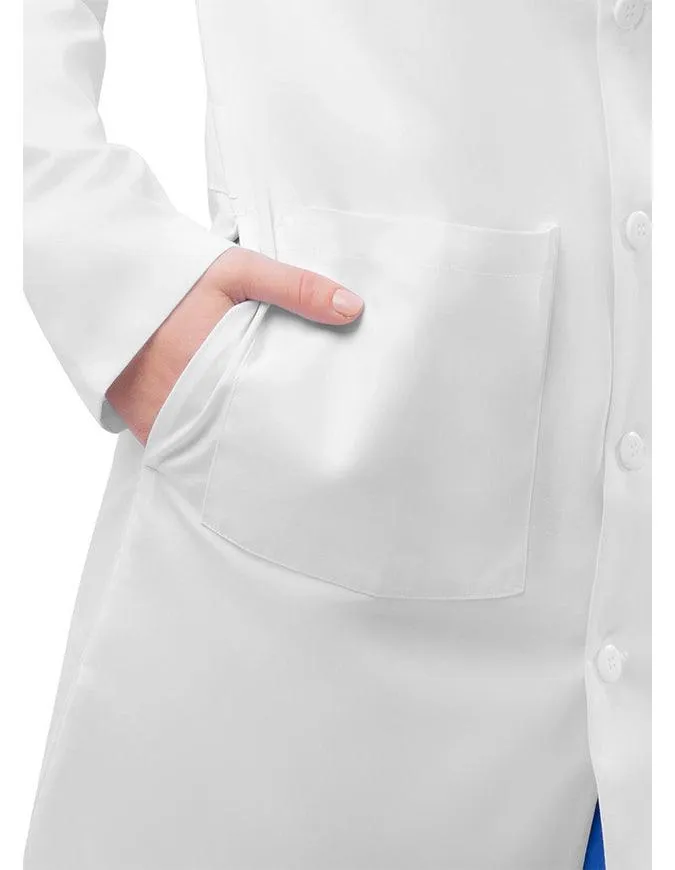 Adar 40 Inch Unisex Midriff Back White Laboratory Coat