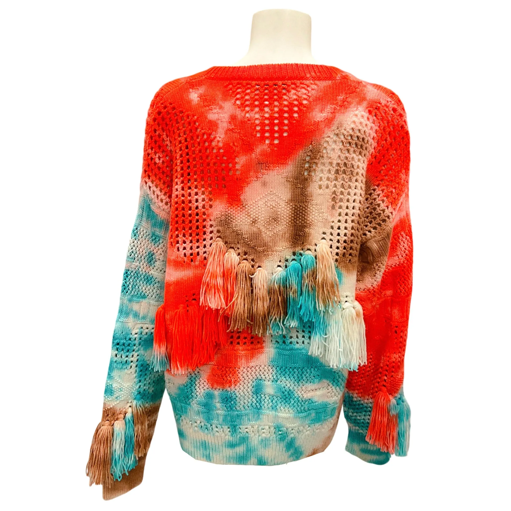 Alanui Multicolor 2023 California Dreamin' Crewneck Long-Sleeved Jumper