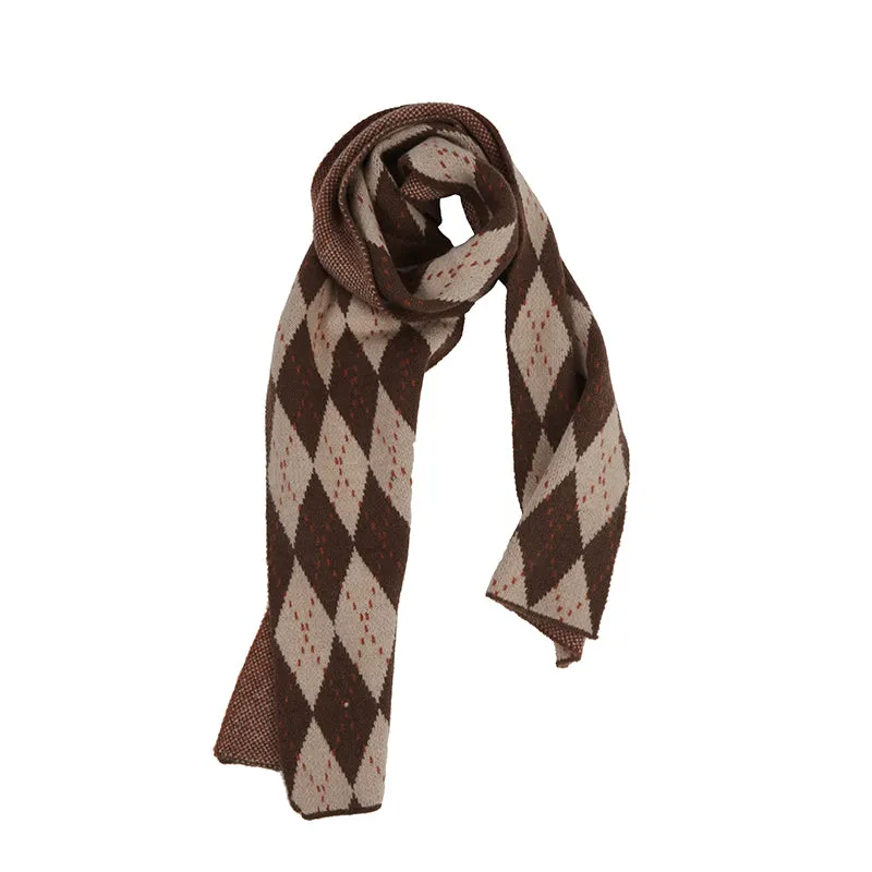 ARGYLE KNITTED SCARVES