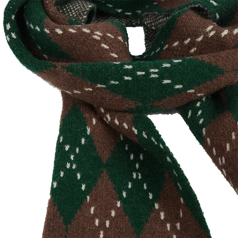 ARGYLE KNITTED SCARVES