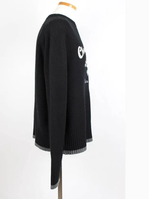 Atelier logo knit XL