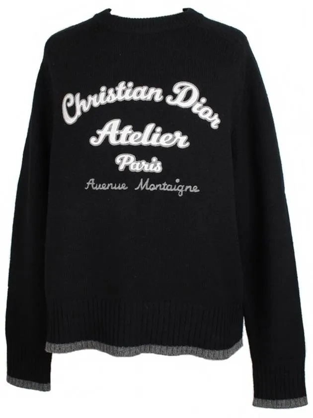 Atelier logo knit XL