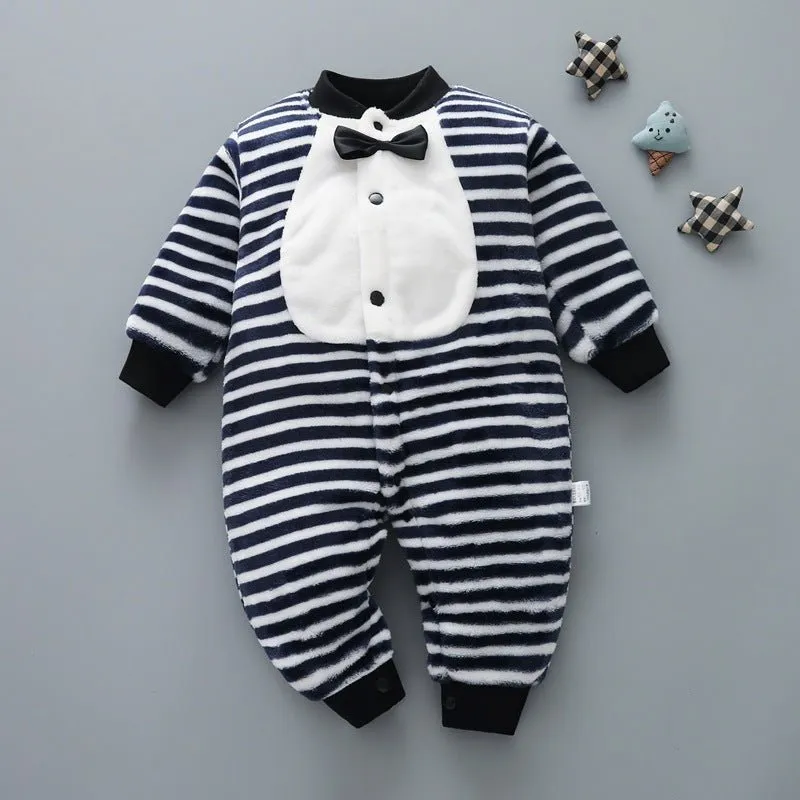 Baby & Toddler Long Sleeve Cotton Romper Pajamas - Autumn Cartoon Jumpsuit