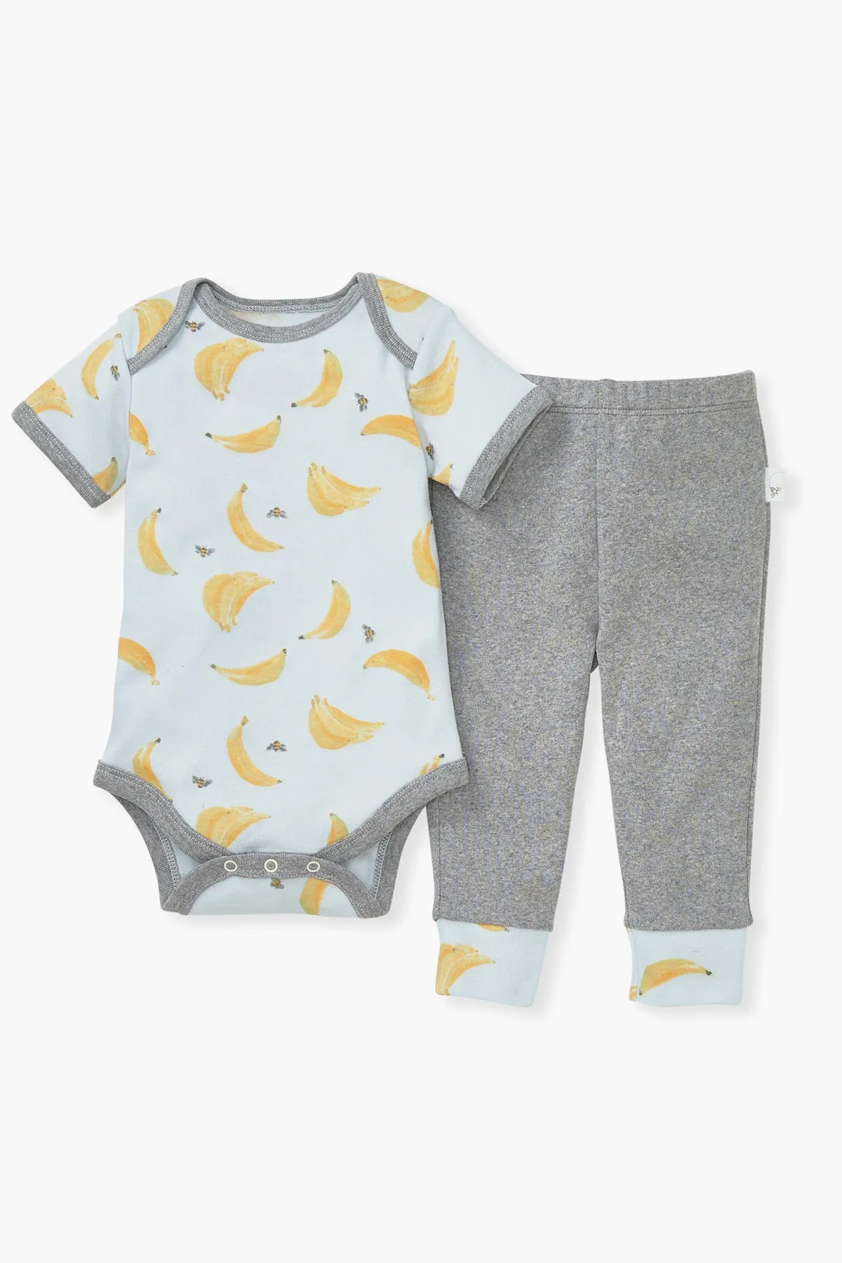 Baby Onesie Burt's Bees Crazy Bunch 2-Piece Boys Set