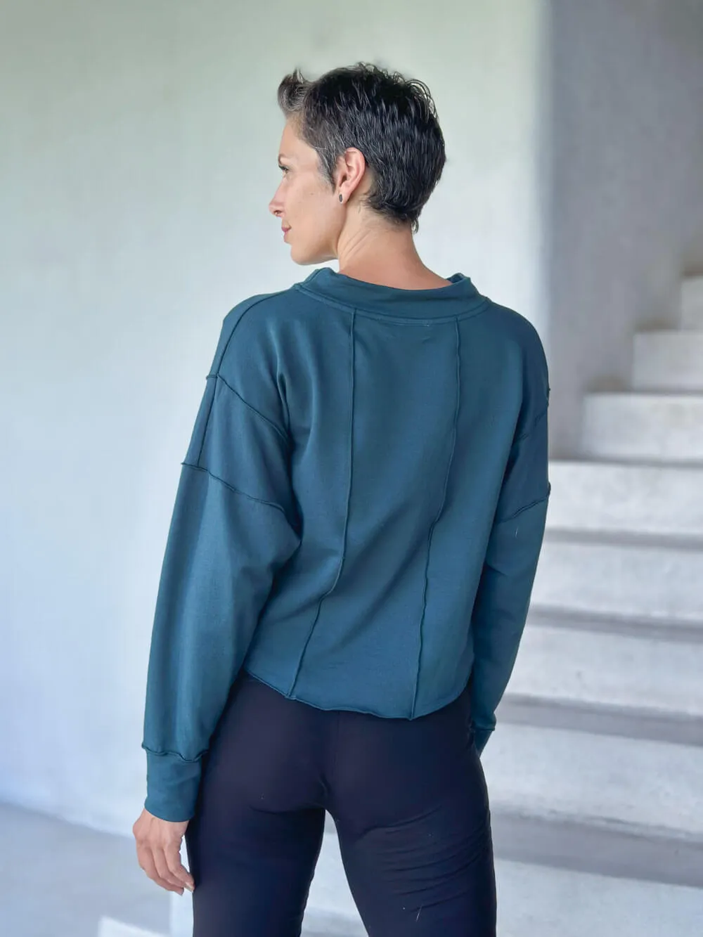 Bamboo Fleece Neci Sweatshirt