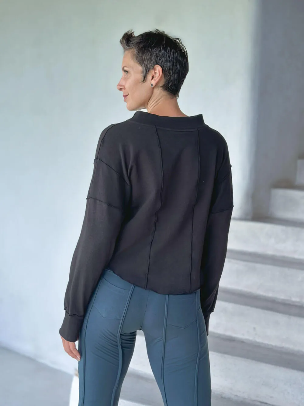 Bamboo Fleece Neci Sweatshirt