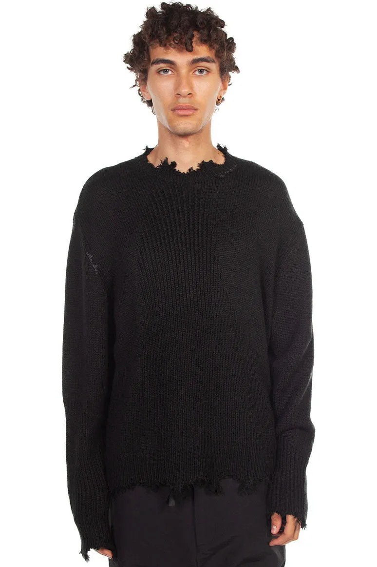 Black Arc Sculpture Sweater