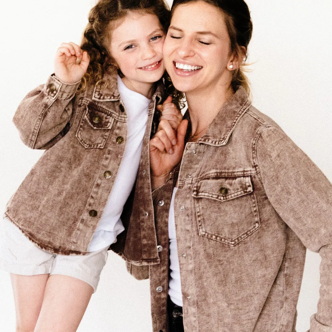 Brown Denim Jacket - Child