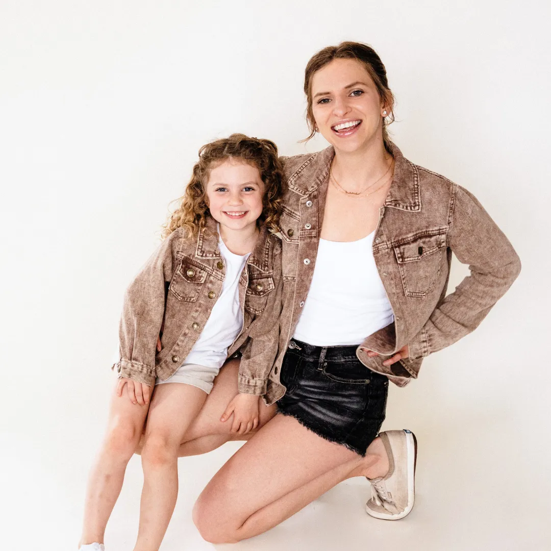 Brown Denim Jacket - Child