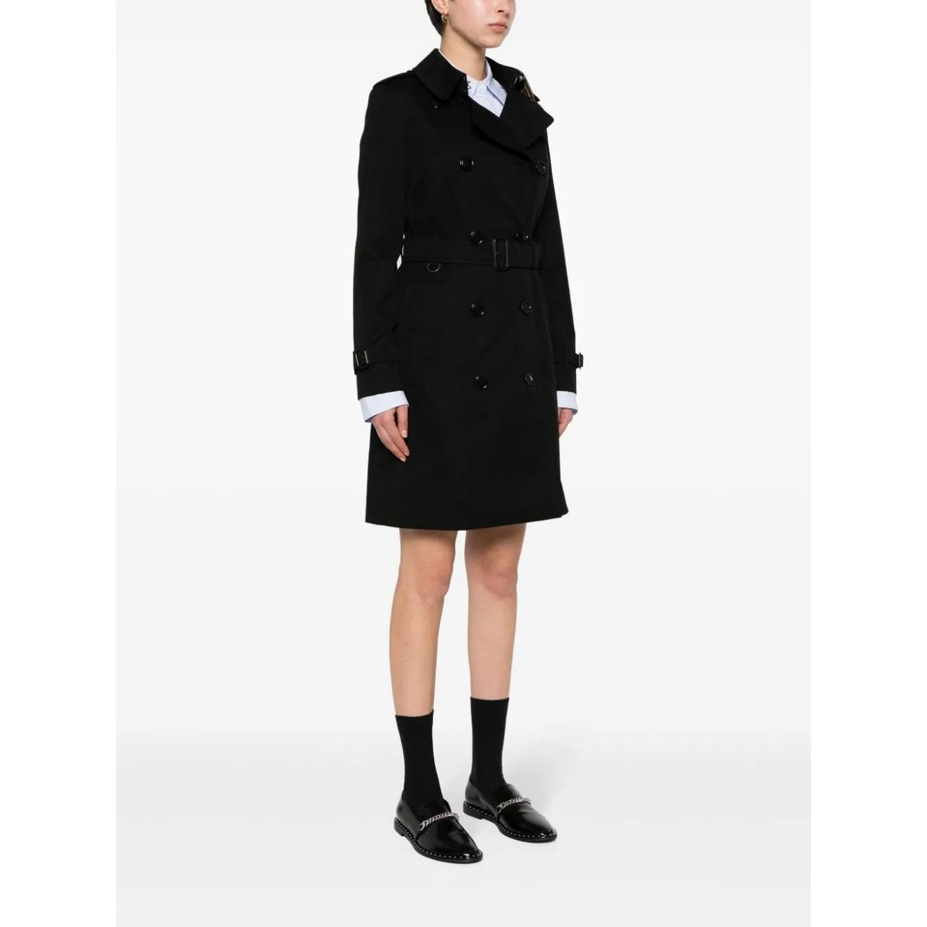 Burberry Coats Black