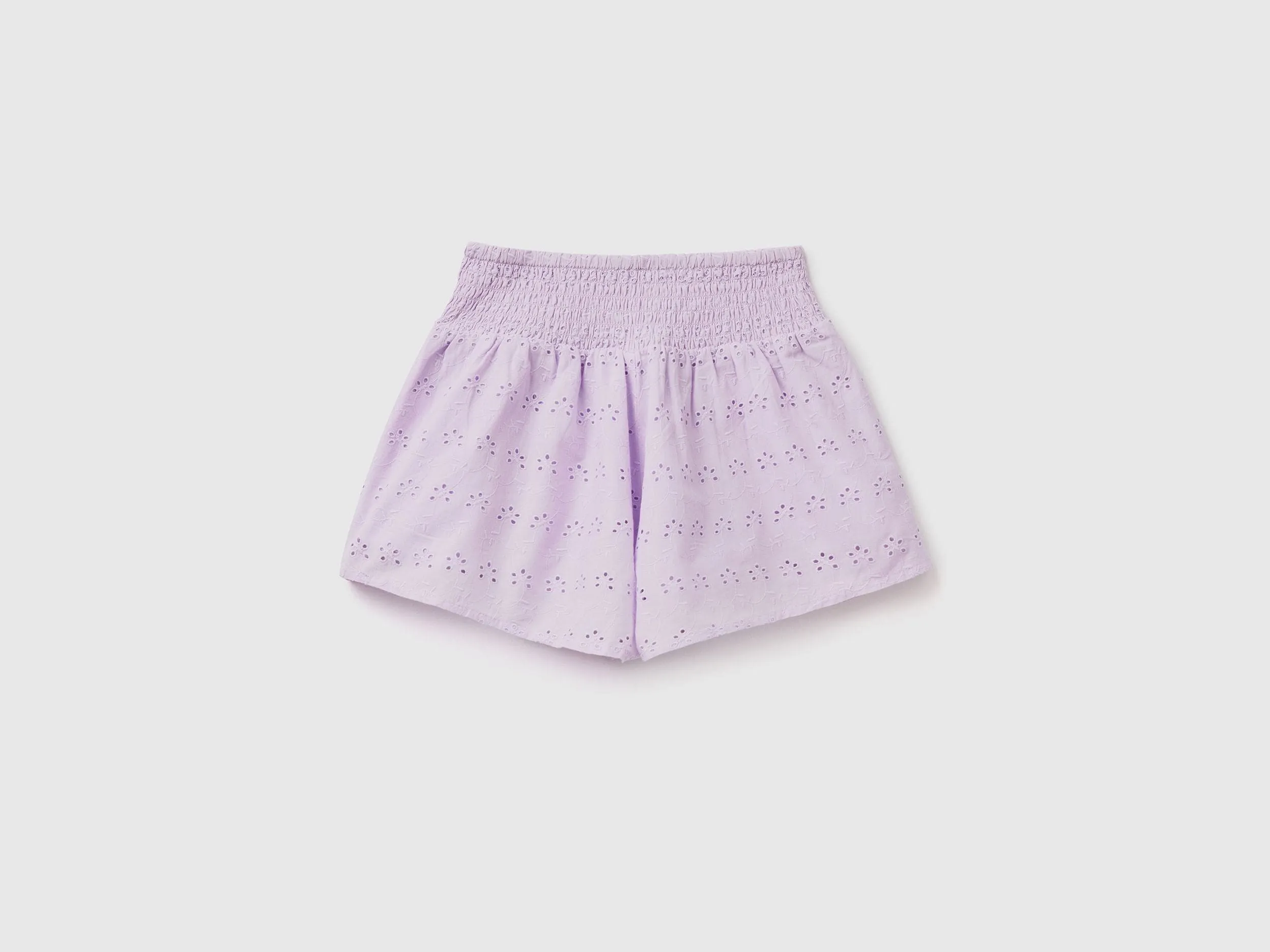 Butterfly shorts with broderie anglaise embroidery