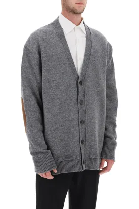 cardigan with elbow patches