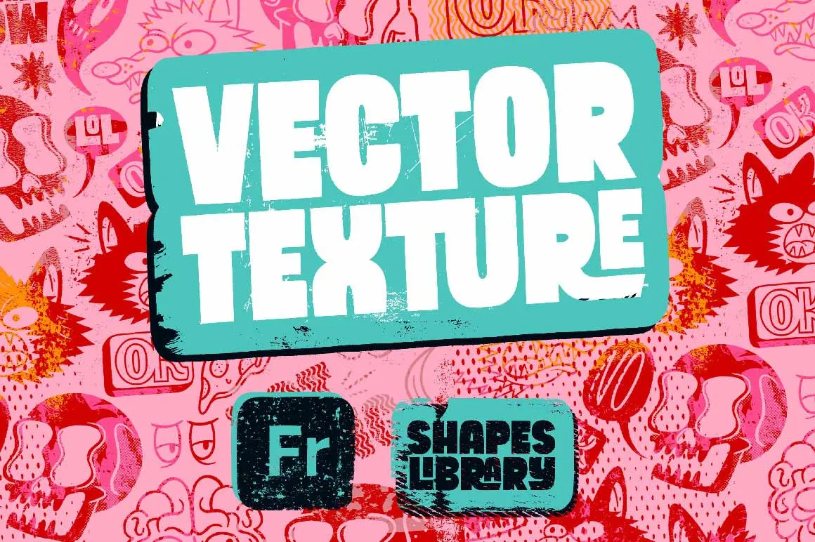 Chris Piascik Vector Texture Shape Library for Adobe Fresco