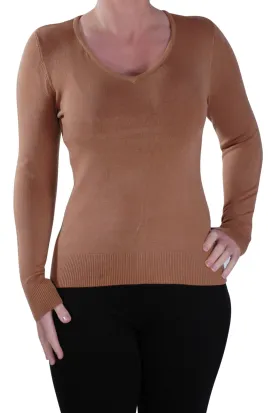 Classic V Neck Fitted Jumper