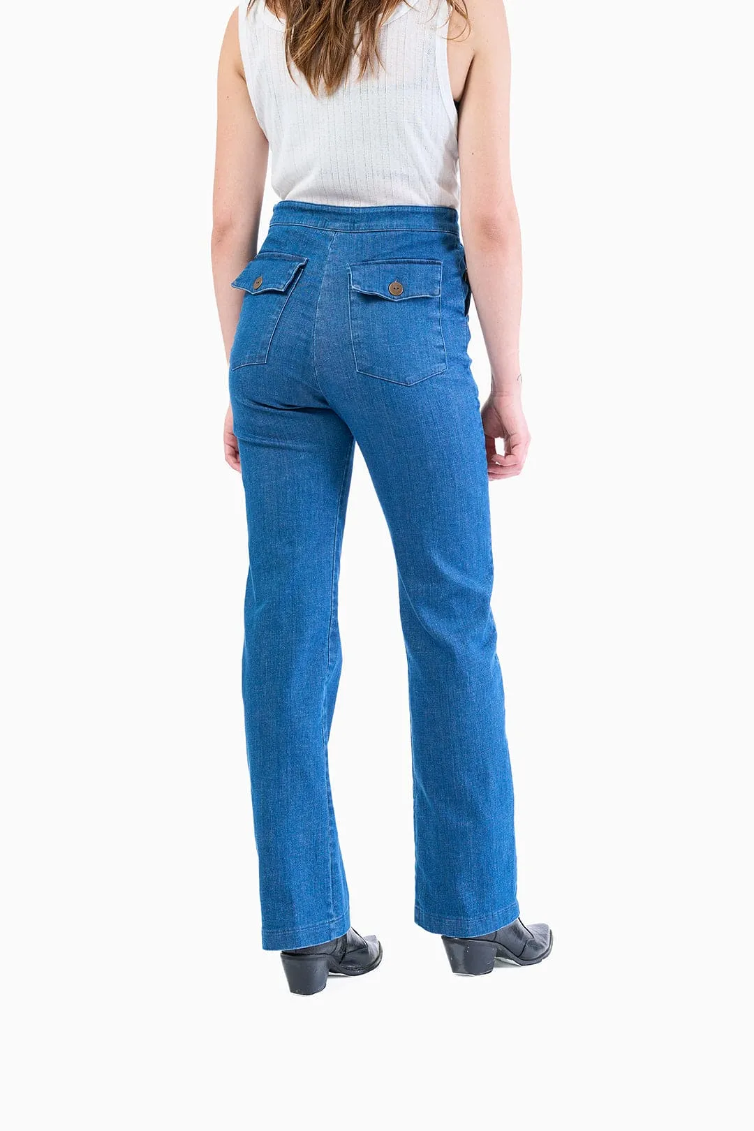 Denim 4-Pocket Chino