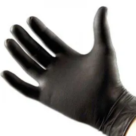 Disposable Nitrile Gloves, Powder-Free, Black