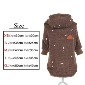 Dogs Hooded Fleece