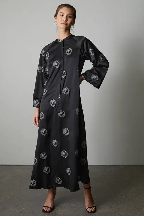 Dragon Crest Zip Caftan