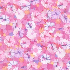 Dragonfly Dreams - Floral Pink Multi Yardage