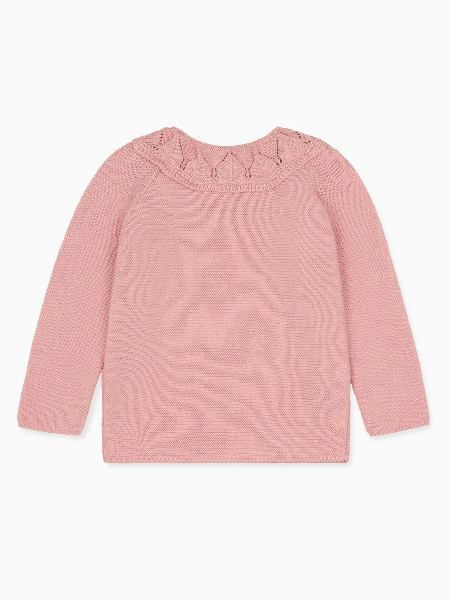 Dusty Pink Baena Cotton Girl Cardigan