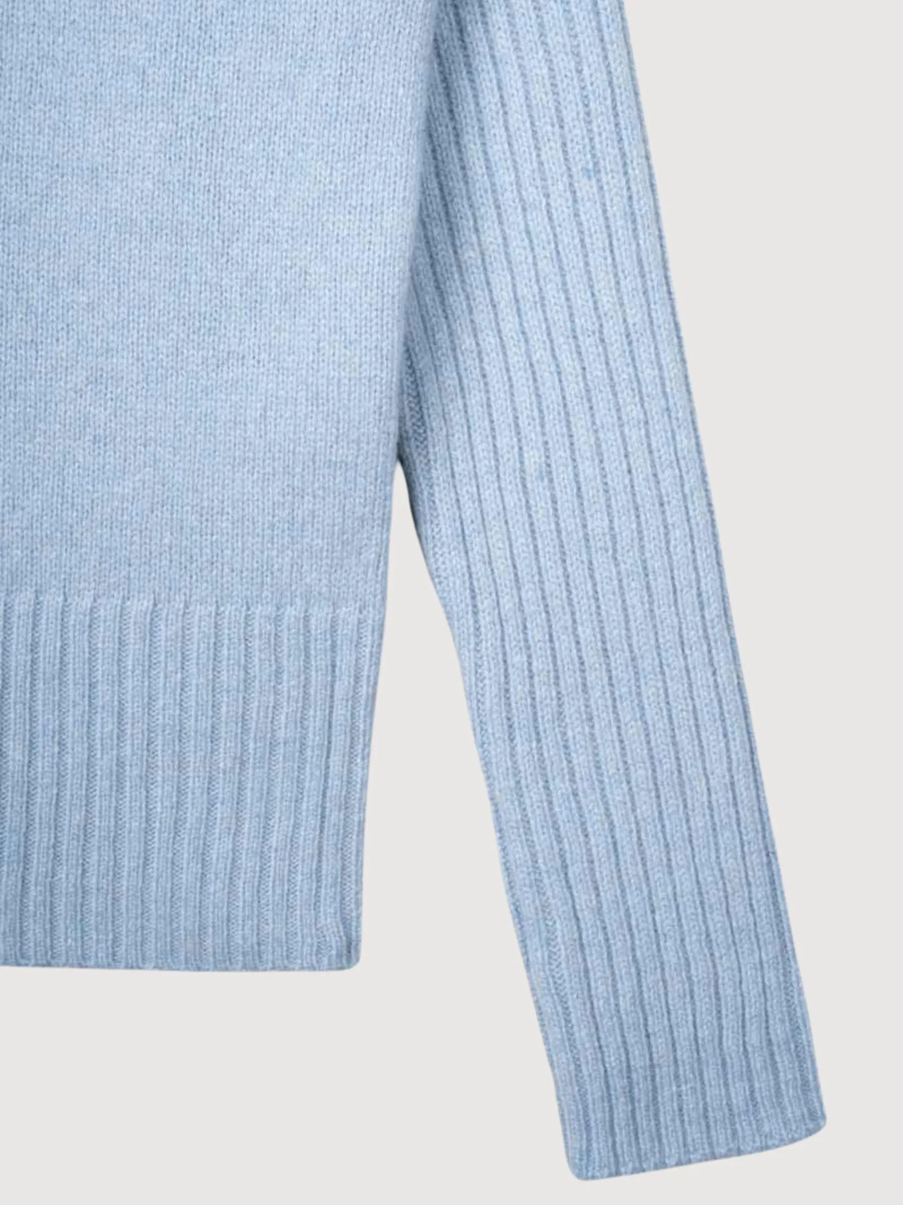 Erminia Light Blue Woman Cashmere Pullover | Rifò