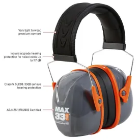 Esko Max33 Banded Earmuff - Grade 5