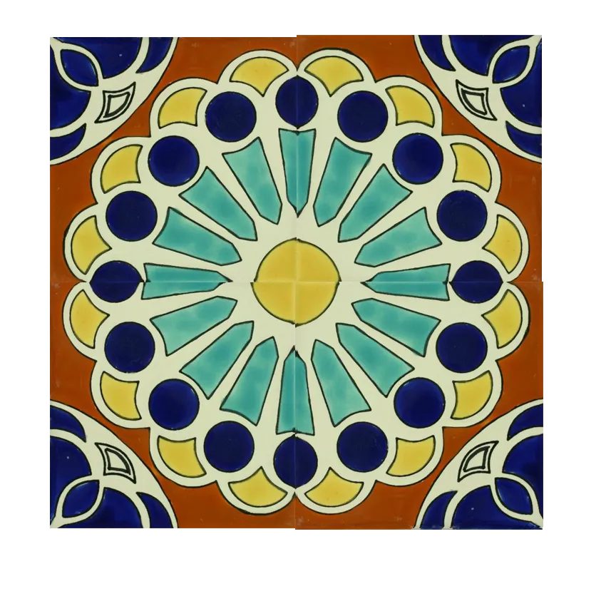 Especial Decorative Tile - Fiesta, Turqueza Y Mostaza