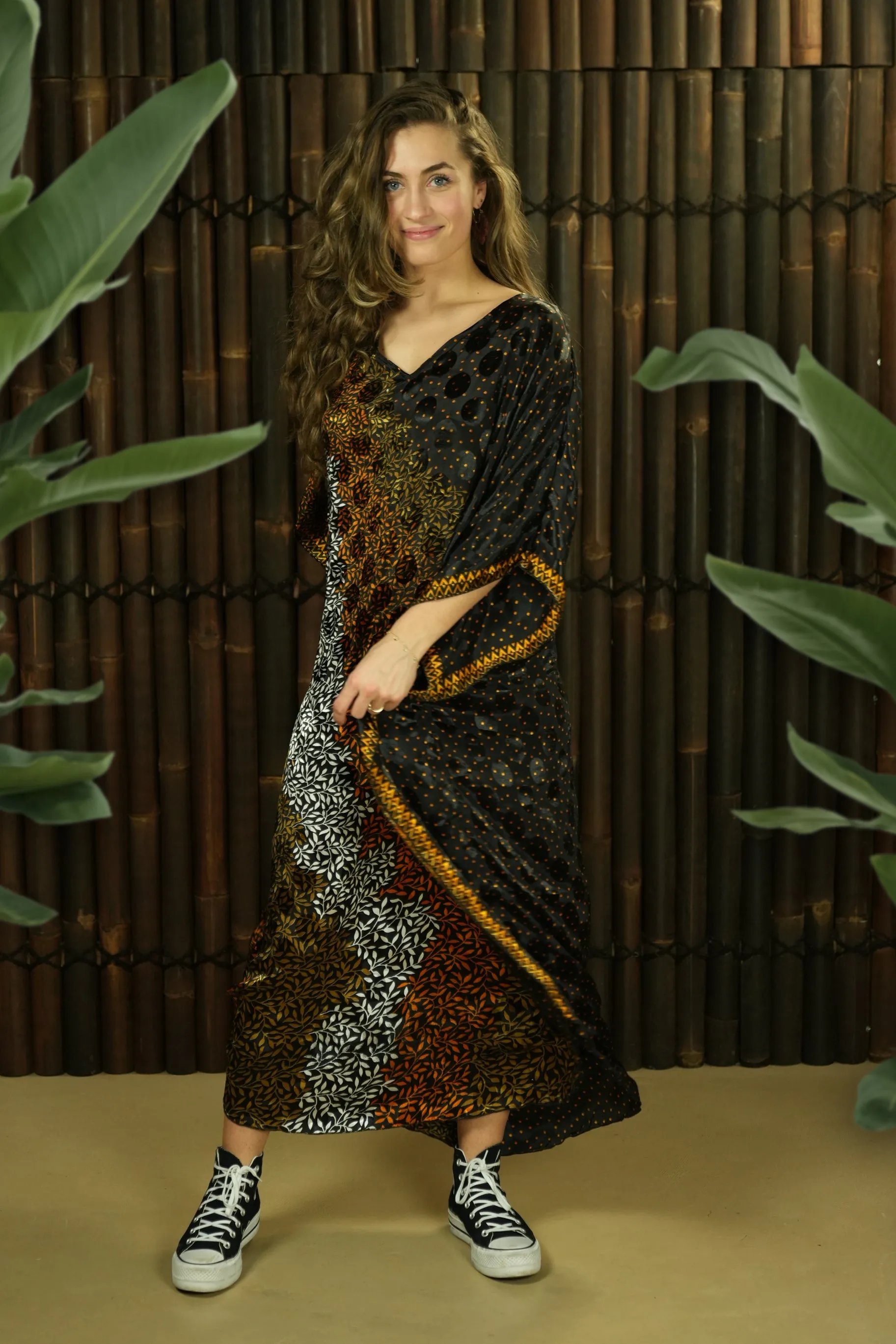 Extra Large Kaftan 'Rahma' - Long - with imperfections