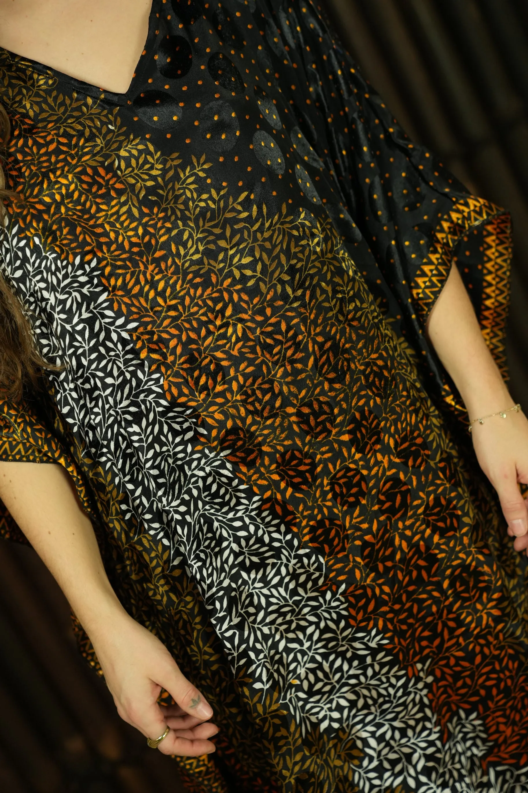 Extra Large Kaftan 'Rahma' - Long - with imperfections