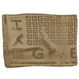 Givenchy Scarf Copper 4G Logo Allover - Twill Silk Shawl SALE