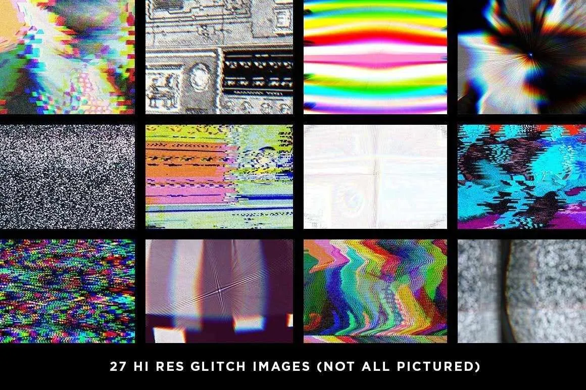 Glitch Effects | Affinity Designer Glitch Bundle