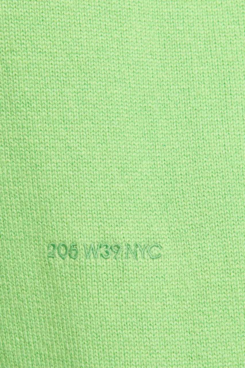 Green Cashmere Preowned Jumper With Side Cutout