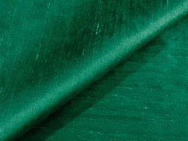 Green Plain Bangalore Raw Silk Fabric