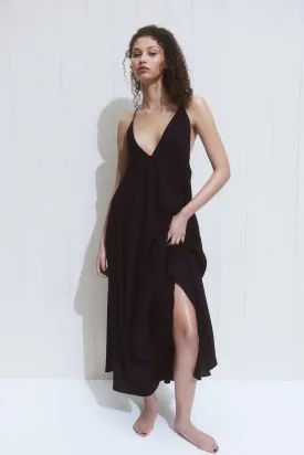 H&M Tie Beach Dress, Black