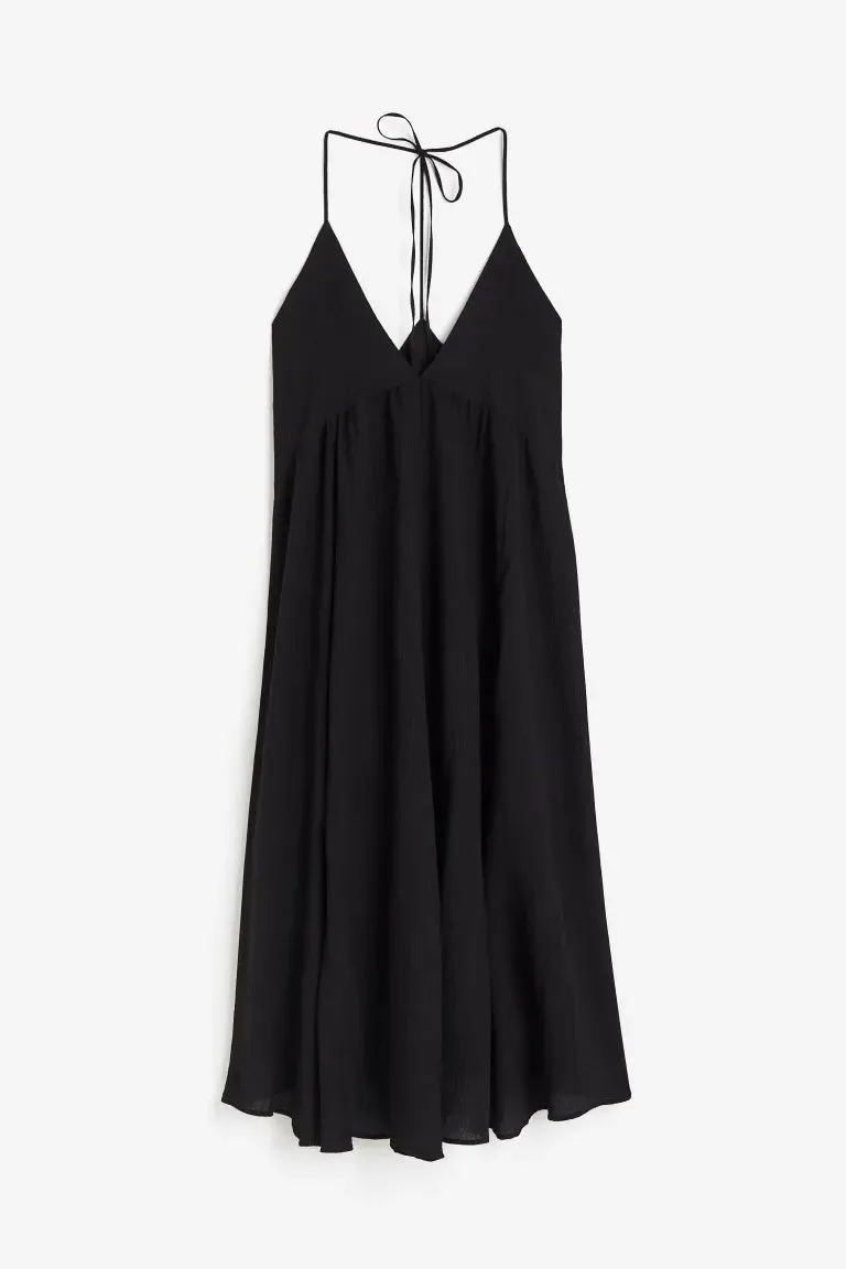 H&M Tie Beach Dress, Black