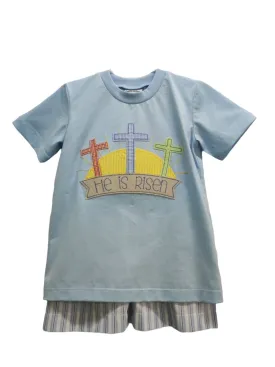 He is Risen Boys Short Set