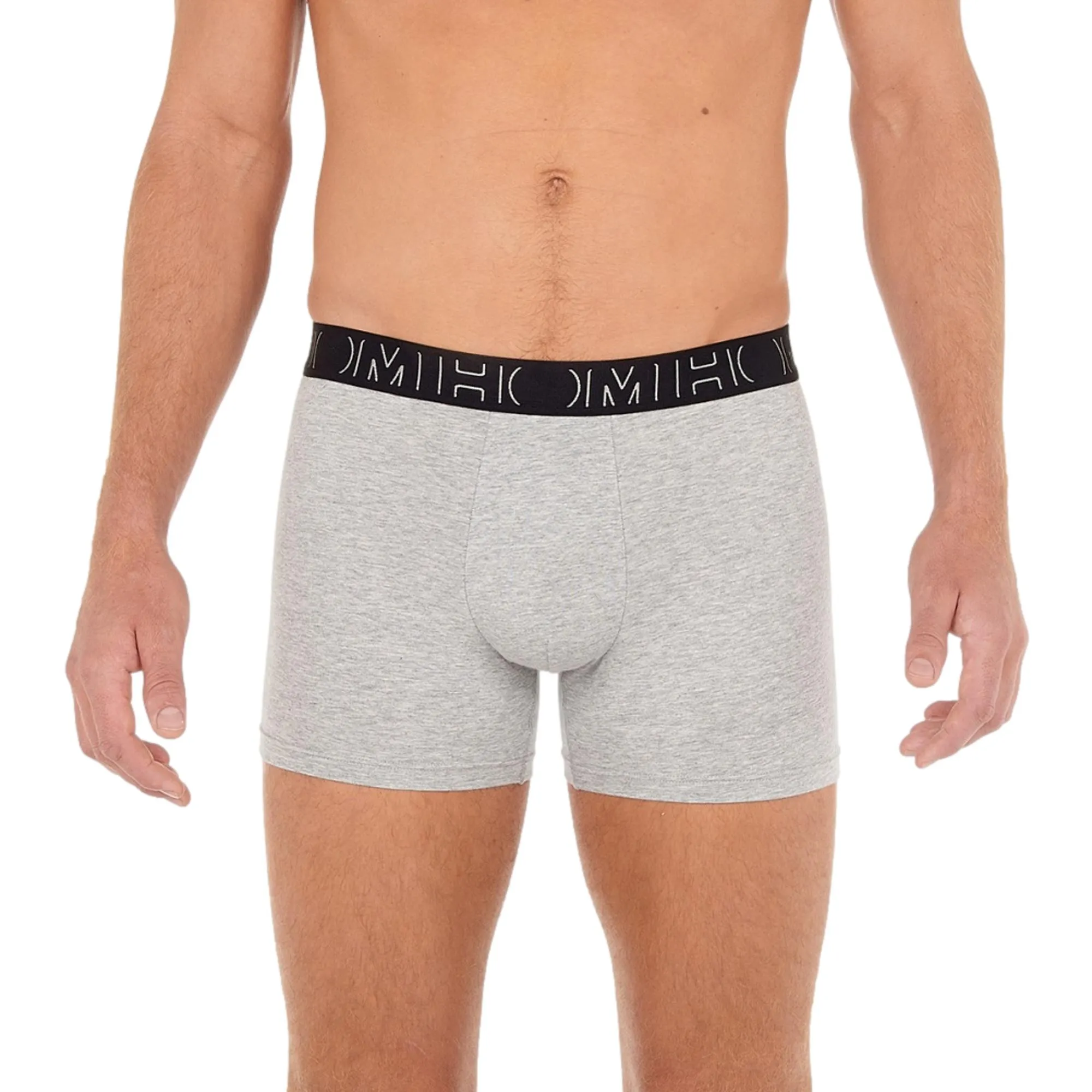 HOM Patrick #2 Long Boxer Briefs 3 Pack - Black/Grey/Grey