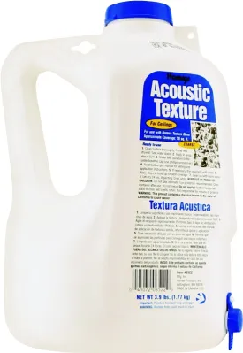 Homax 8522 Ceiling Texture, Liquid, Solvent, White, 2.2 L Bottle :EA: QUANTITY: 1