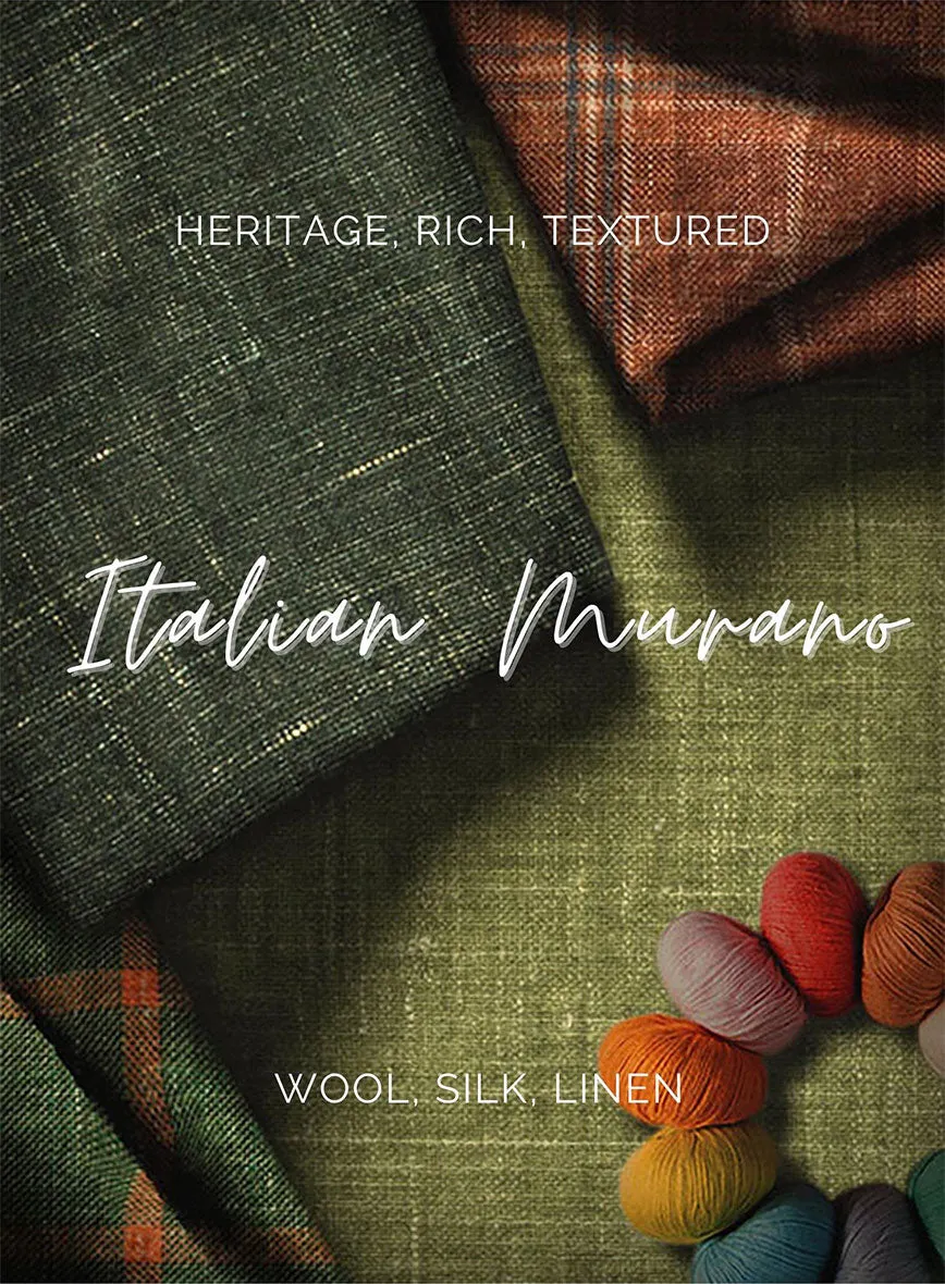 Italian Murano Wool Linen Jackets