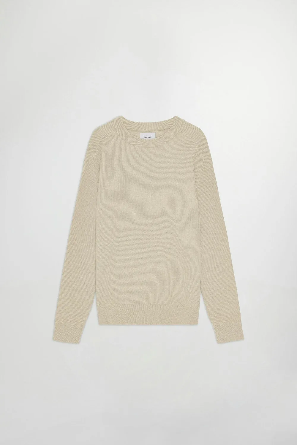 Kevin Rib Knitted Sweater - Khaki Beige