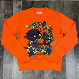 Kind red- greatfull dead crewneck (orange)