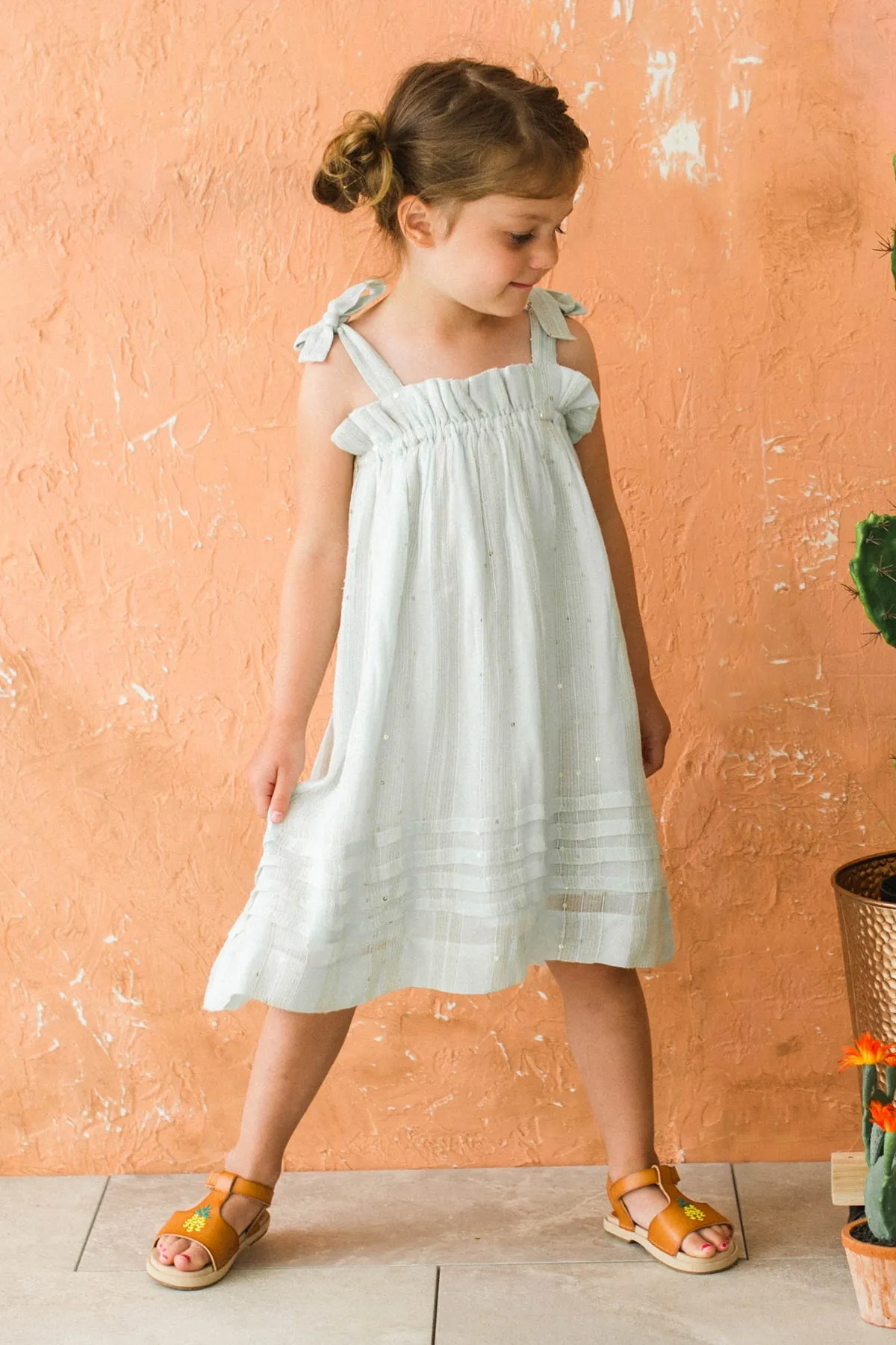 Lali Kids Jaipur Girls Dress - Mint (Size 4 left)