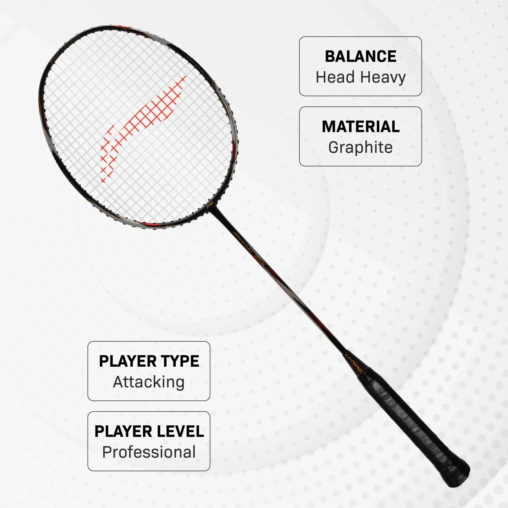 Li-Ning Armour 252 Badminton Racket with Cover