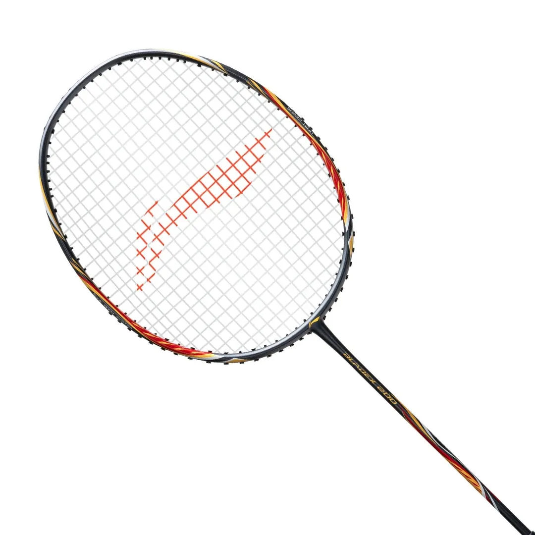 Li Ning Blade X 200 Charcoal Red (83 grams) Badminton Racquet