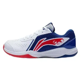 Li-Ning Lei Ting Lite Badminton Training Shoes, Standard White/True Blue