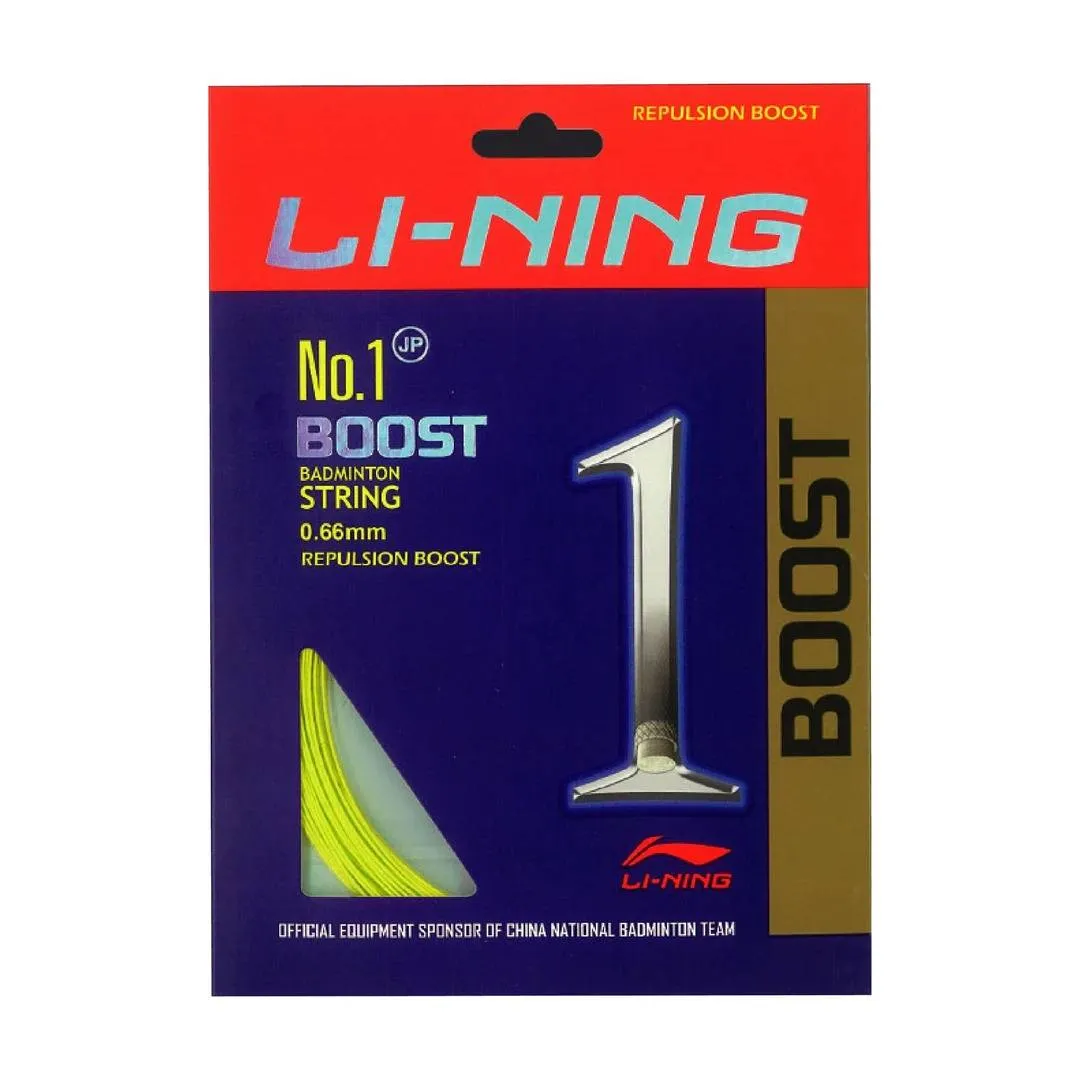 Li-Ning String No.1 Boost Yellow Single Pack 10M